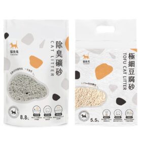 【貓砂試用免運組】貓後苑CatGarden 除臭礦砂3.0+極細豆腐砂3.0