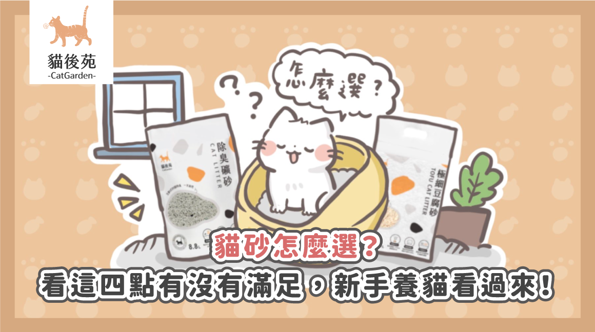 貓砂怎麼選？