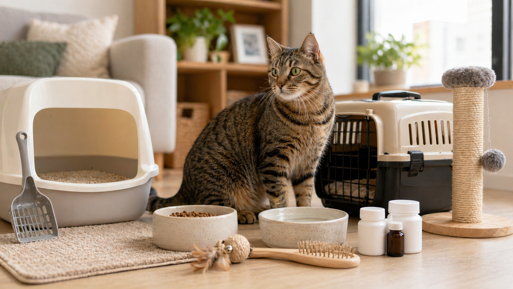 新手養貓購物清單指南｜貓砂、食器、外出籠到保健品一次準備