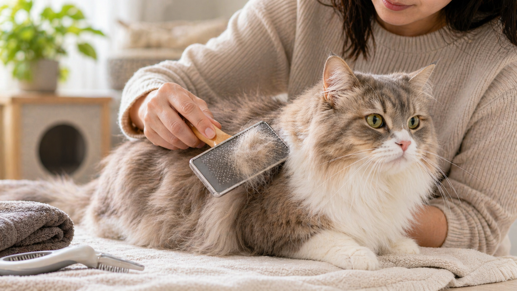 主子又在吐毛球？排毛粉不是萬靈丹，先搞懂毛球形成原因與正確排毛對策