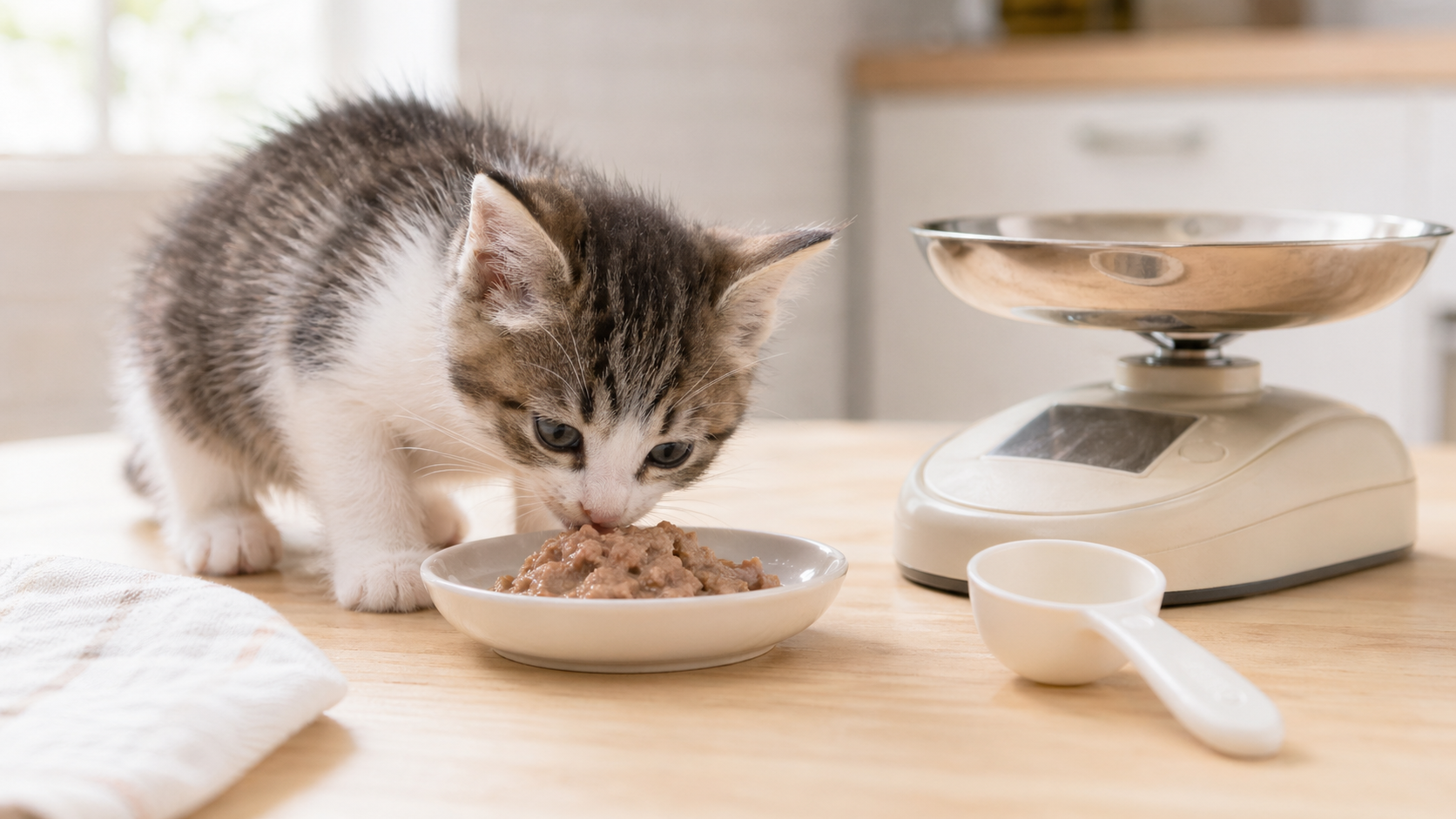 幼貓食量怎麼算？告別「餵太多怕吐、餵太少怕餓」的焦慮！5大重點教你精準餵食