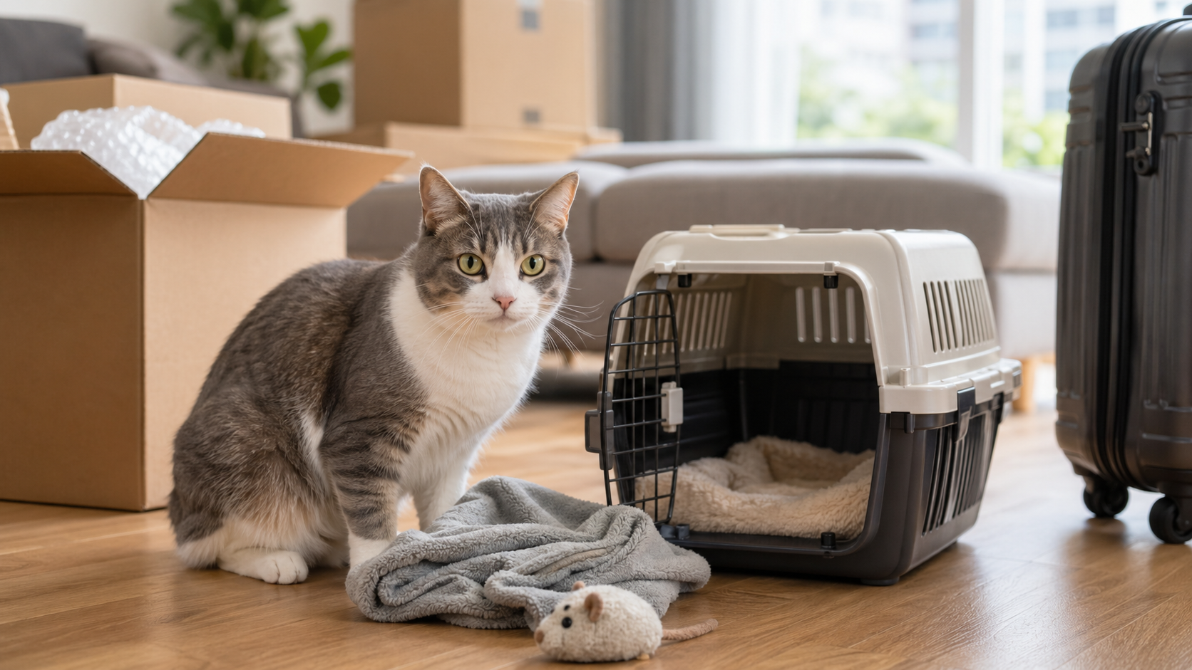 帶貓咪外出過夜/旅遊/搬家？終極安撫指南，讓主子不再壓力山大！