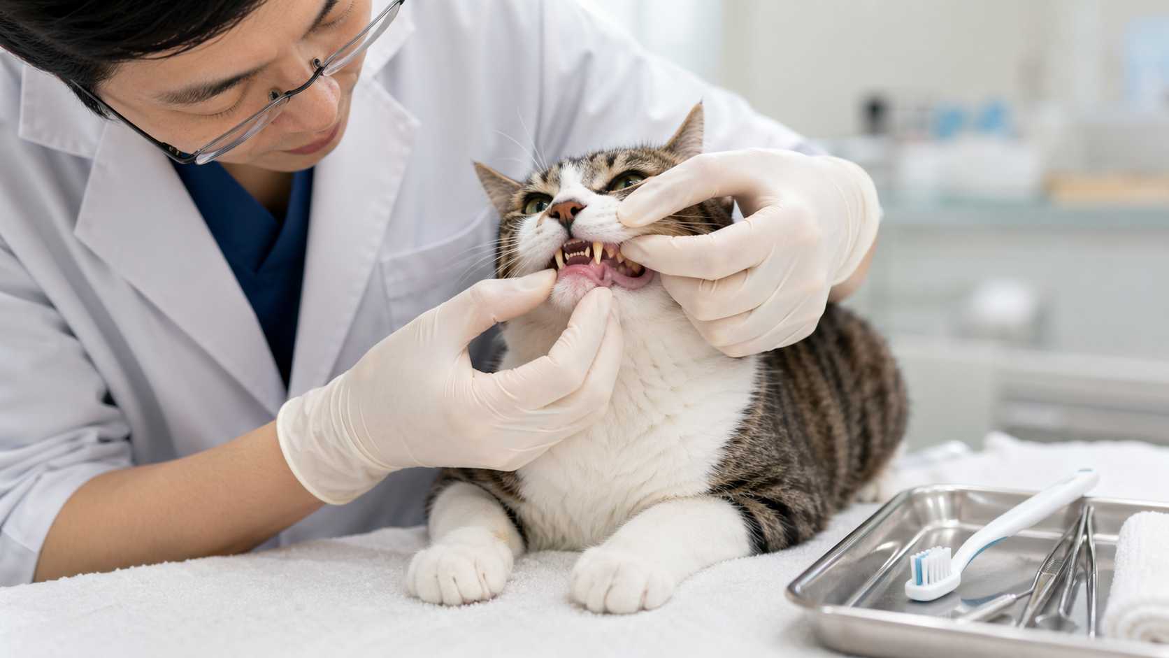 貓咪牙結石刷得掉嗎？獸醫詳解口臭原因、處理方式與4大預防絕招