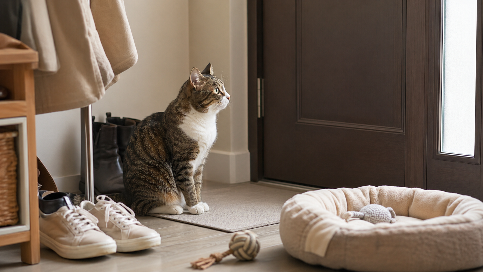 你出門，牠崩潰？讀懂貓咪分離焦慮的5大警訊與3大改善法