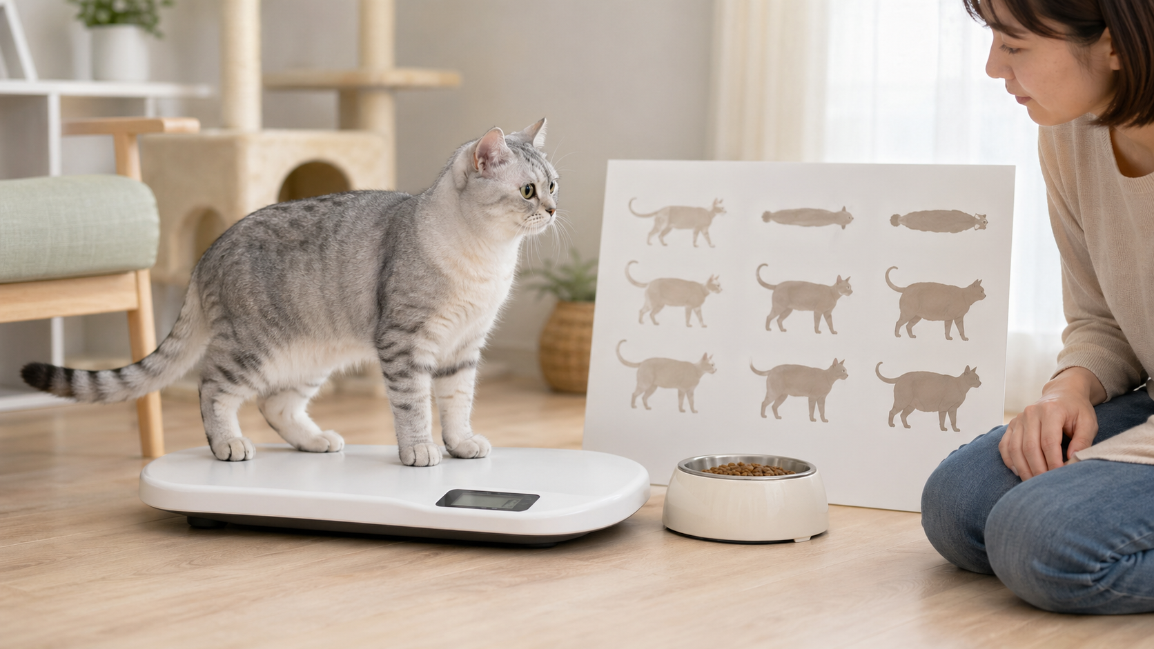 貓咪體重表怎麼看？幼貓、成貓與米克斯理想體態