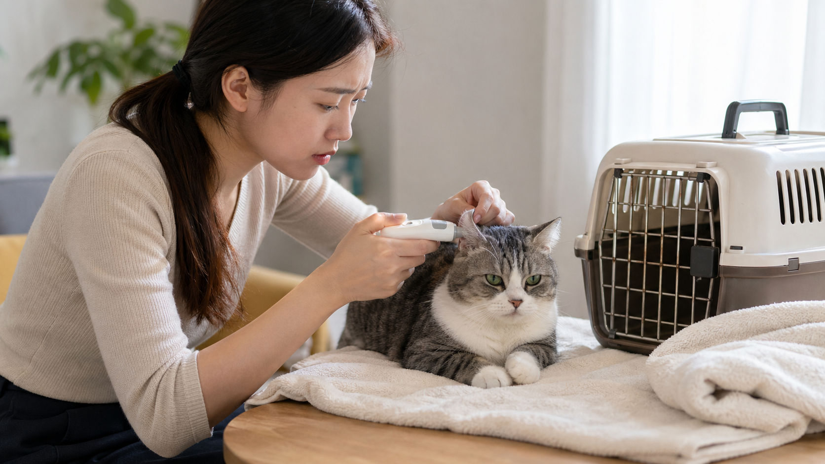 主子摸起來夯夯的？貓咪發燒緊急處理SOP，三步驟學起來！