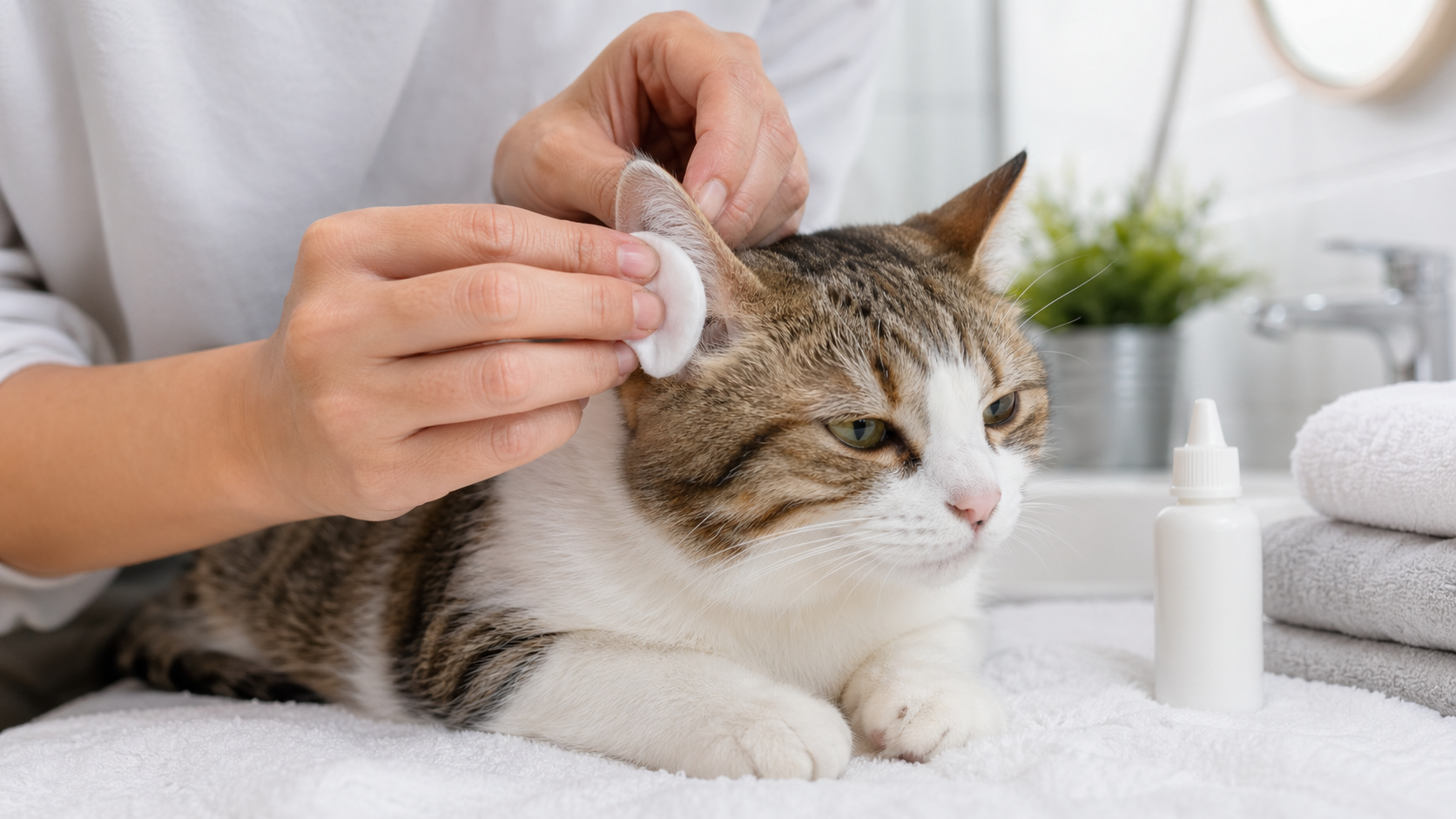 你敢不敢聞貓咪的耳朵？發現主子耳朵髒髒，千萬母湯亂挖！