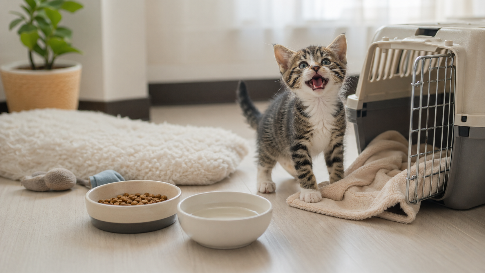 剛帶回家的幼貓一直叫？別慌！讀懂牠的5種「喵言喵語」