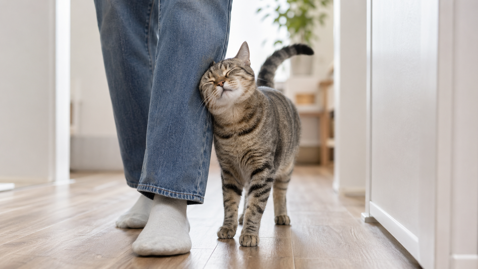 貓咪示愛訊號解析指南｜蹭人、慢眨眼、跟隨代表什麼