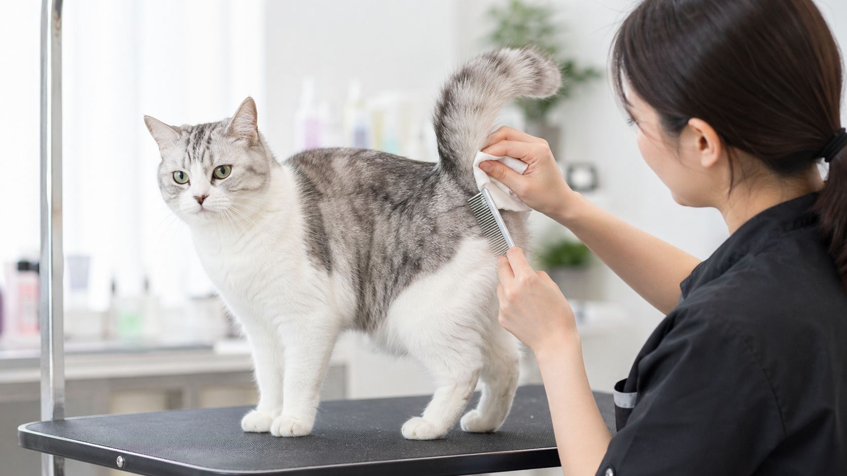 貓咪油尾巴怎麼辦？毛囊炎原因、清潔方式與預防重點