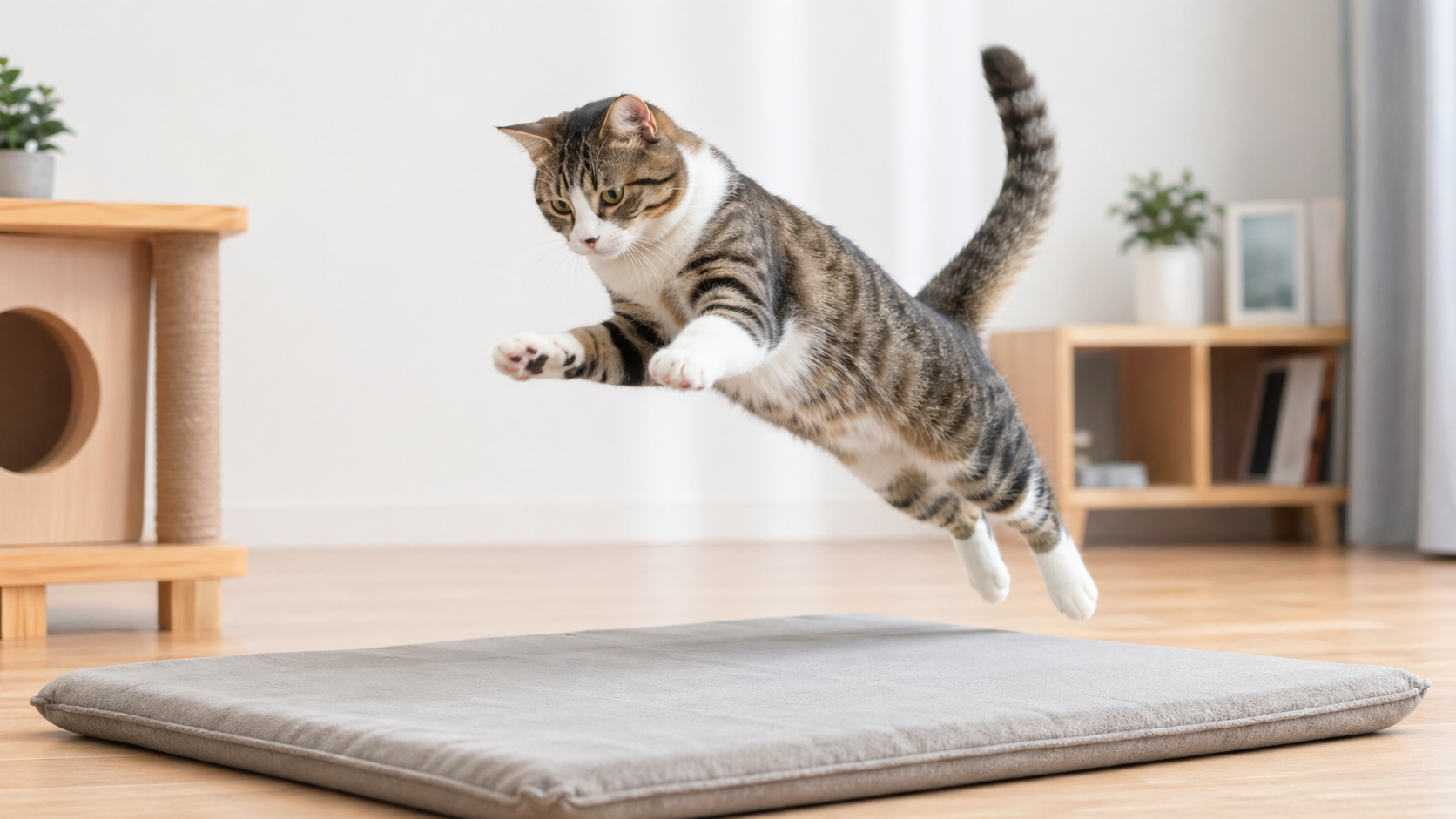 貓咪總是能腳先著地的秘密！「貓翻正反射」的神奇之處，喵星人是天生體操選手？