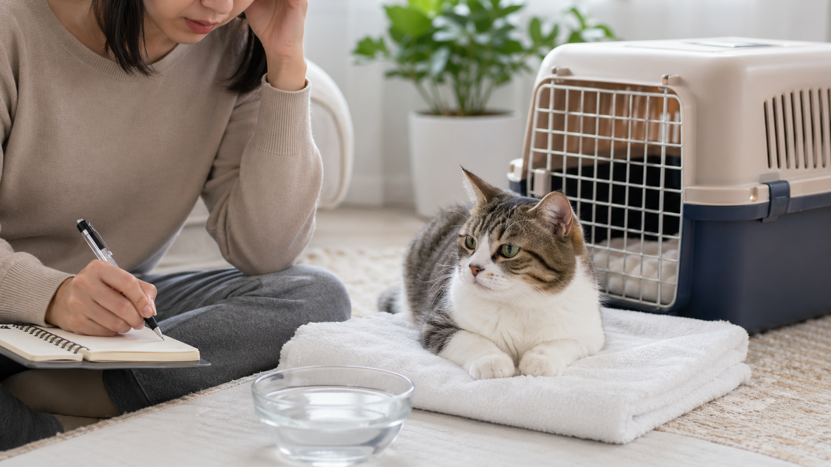 貓咪嘔吐怎麼辦？看懂「嘔吐物顏色」快速判斷原因與有效解決方法！