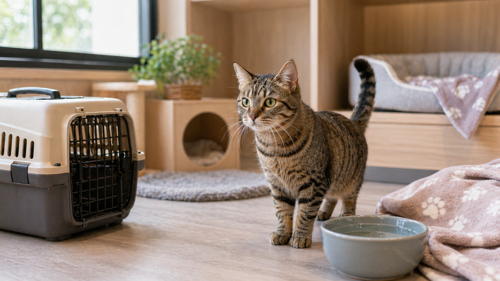 貓咪第一次住宿準備指南｜降低緊張的 5 個外宿步驟