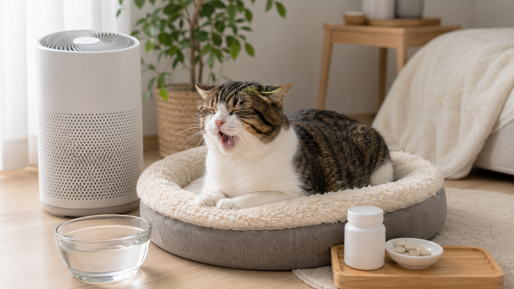 貓咪換季打噴嚏怎麼辦？免疫力、環境與保健 4 重點