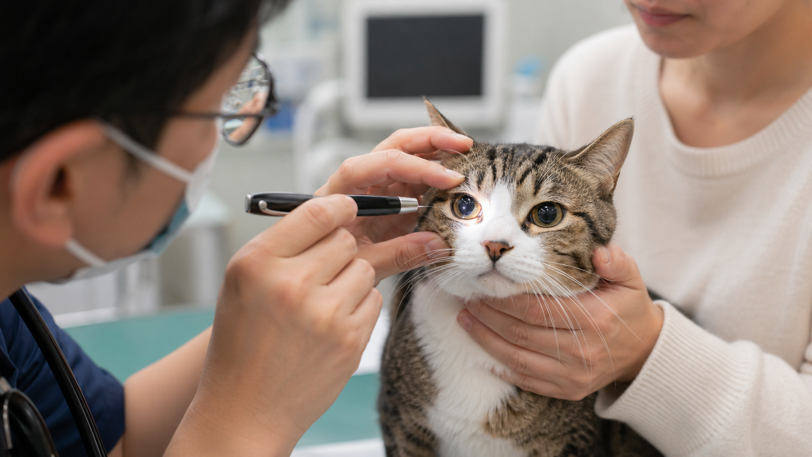 貓咪瞳孔異常怎麼看？4 種警訊、可能原因與就醫時機