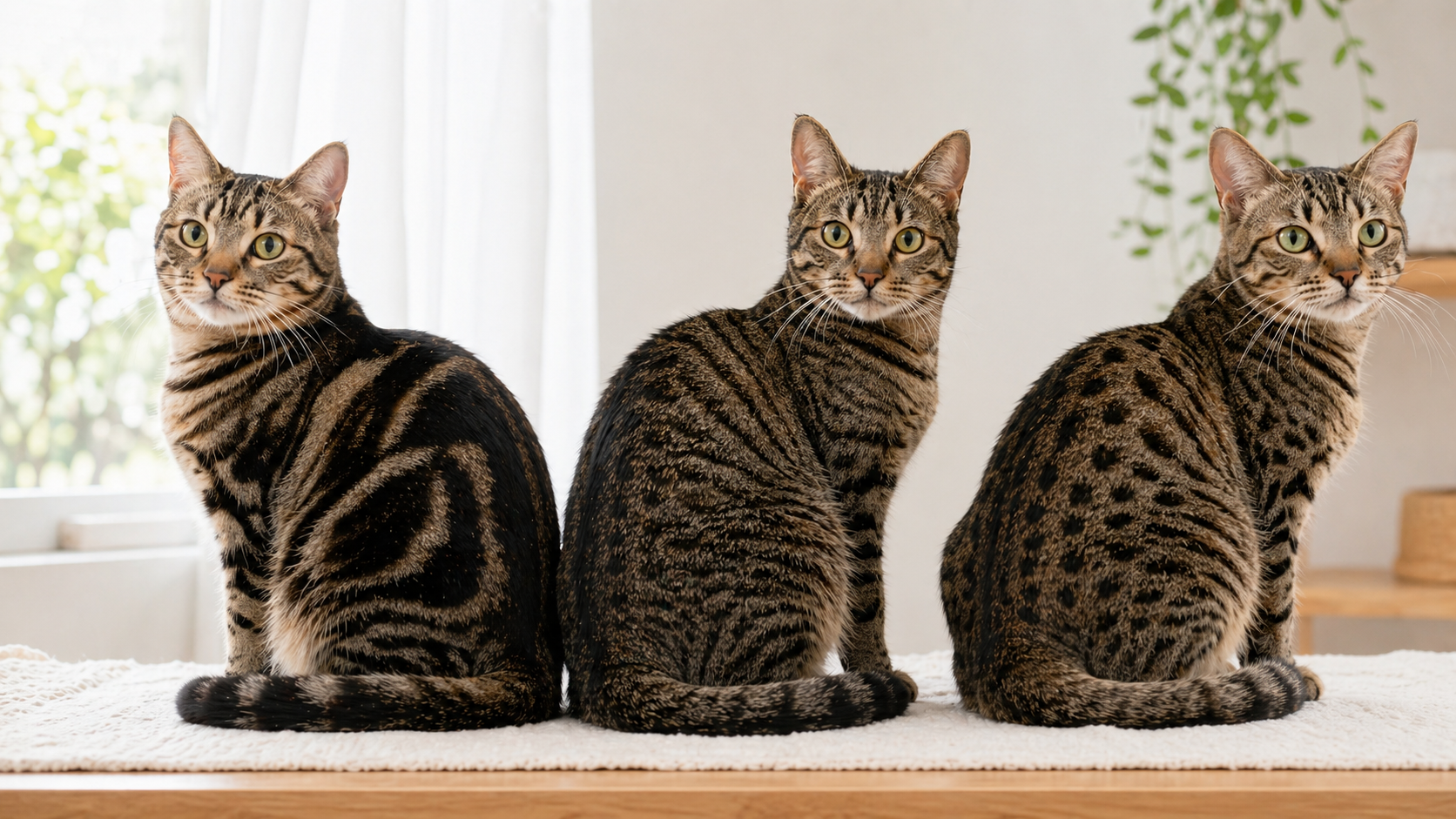 虎斑貓花紋種類全圖鑑：經典斑、魚骨斑、點狀斑你家是哪種？