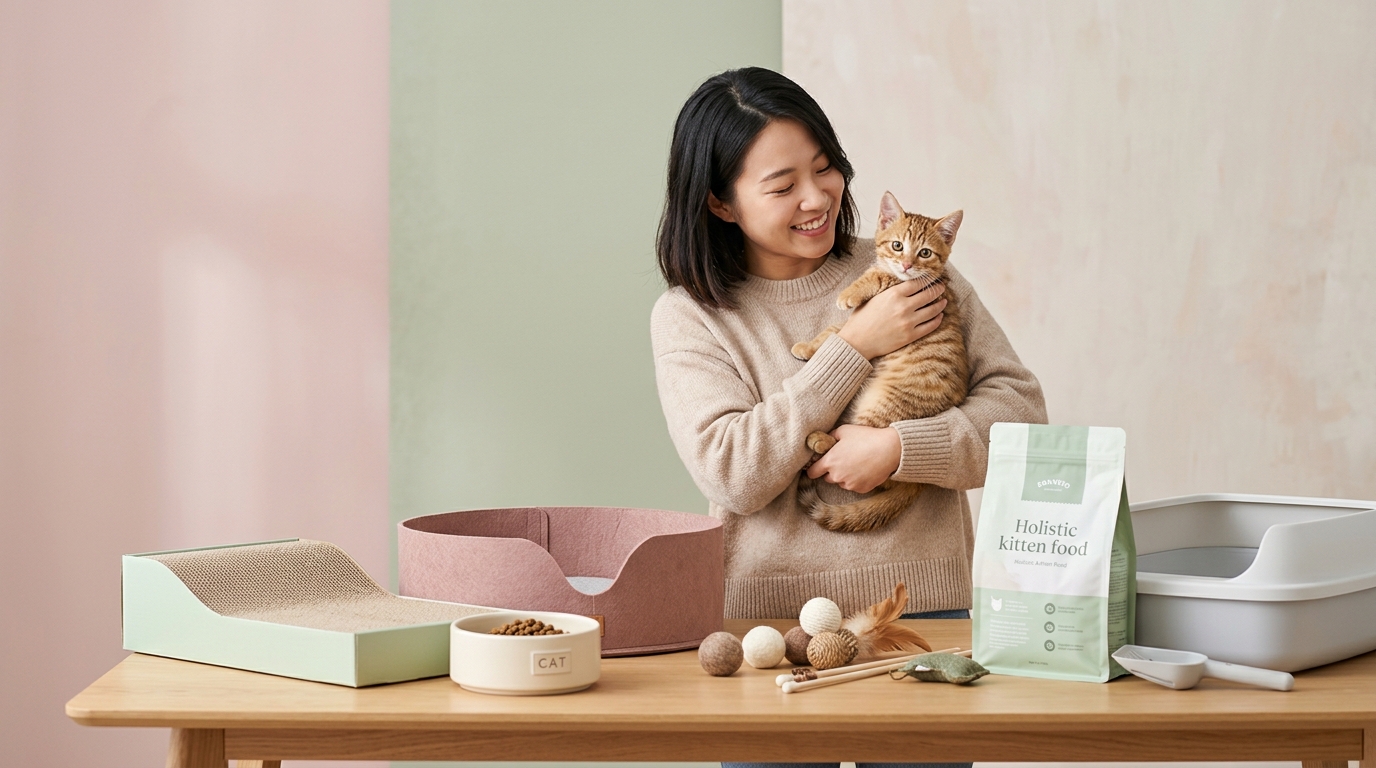 新手鏟屎官的購物清單：從貓砂到保健品，一張表幫你準備齊全